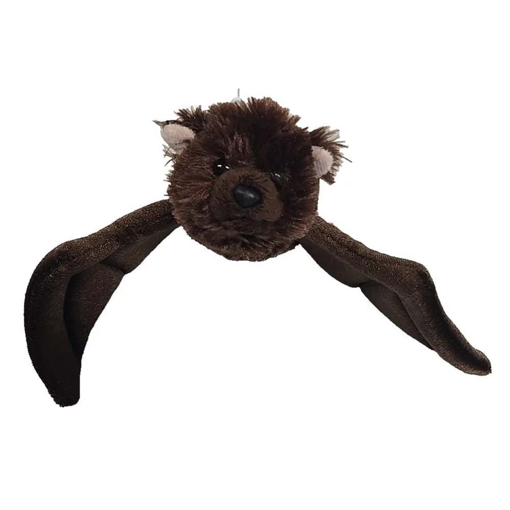 Aurora World 2021 Bat Mini Flopsie Brown Plush Stuffed Toy 6 Inch Halloween